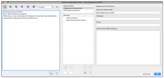 Aktion Blending in PitStop erstellen