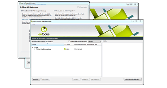 Die umgewandelte Datei wird importiert und somit ist das Produkt Aktiviert.