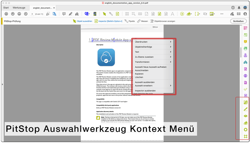 Nach dem Update sind alle Werkzeuge vorhanden
