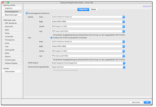 Farbmanagement im Profil