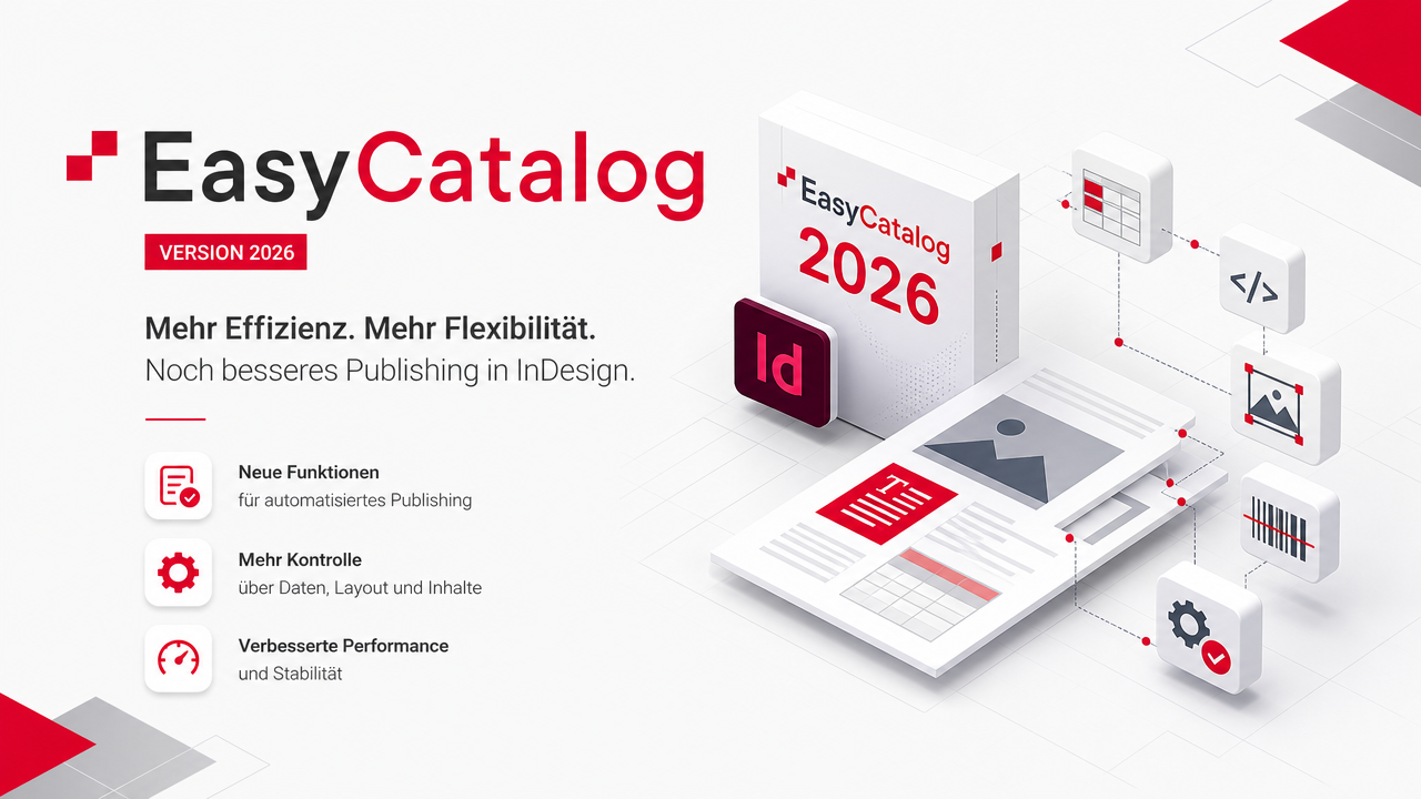 65bit stellt EasyCatalog für Adobe InDesign 2026 bereit