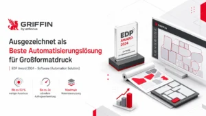 Enfocus Griffin gewinnt den European Digital Press Award  auf der FESPA in Barcelona