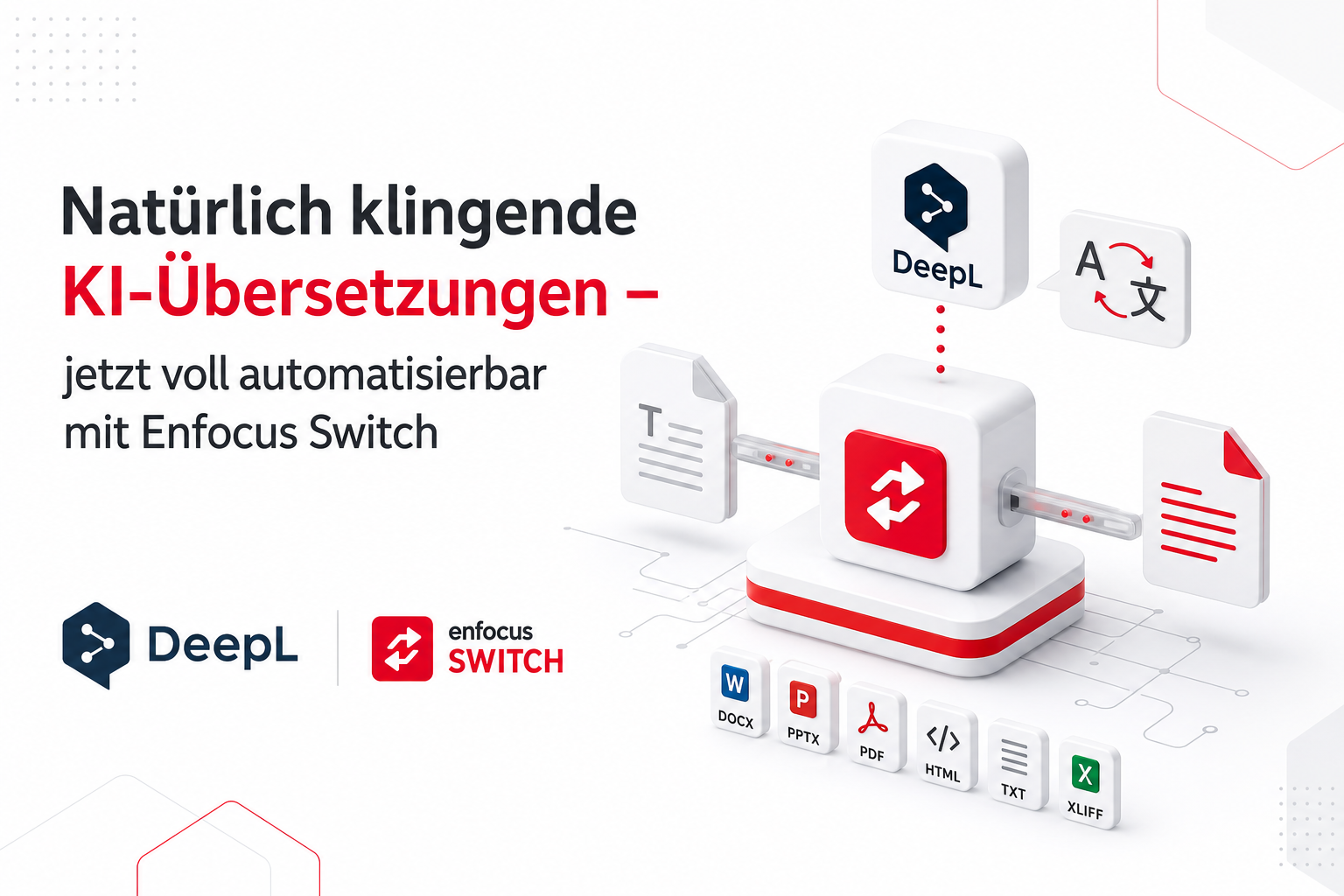 DeepL-App für Enfocus Switch – Automatisierte Übersetzungen von Texten und Dokumenten